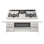 ビルトインコンロ WITHNA（ウィズナ） プロパンガス 60cm幅 ティアラシルバー PD-809WS-60CV-LP