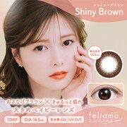 シャイニーブラウン ワンデー 10枚入 -8.00 [カラーコンタクトレンズ]