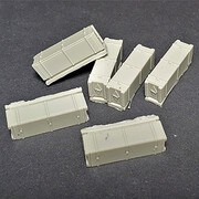 レジン製ディティールアップパーツ PZ35697 米・バズーカ砲用・木製弾薬箱6個 [1/35 プラモデルパーツ]