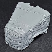 レジン製ディティールアップパーツ PZ35699 独・12トンSd.kfz.8・寒冷地ボンネットカバー [1/35 プラモデルパーツ]