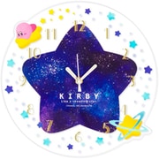 キャラクターグッズ HKB-026 星のカービィ アクリル壁掛け時計 ワープスター