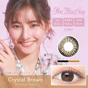 クリスタルブラウン ワンデー 10枚入 -2.75 [カラーコンタクトレンズ]