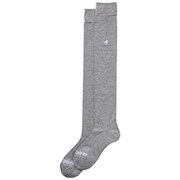 QGCTJB01 22-24 GY [定番ニーハイソックス レディース 抗菌防臭/足底パイル/足底サポート 22～24cm グレー]