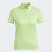 AD22SS LOI52 POLO PL HA0231 J/XOT [ゴルフシャツ レディース エンボスプリント 半袖ボタンダウンシャツ J/XOT パルスライム]