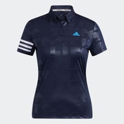 AD22SS LOI52 POLO LI HA0219 J/OT [ゴルフシャツ レディース エンボスプリント 半袖ボタンダウンシャツ J/OT レジェンドインク]