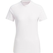 AD22SS ZF363 T-SHIRTS AP HA0210 J/S [ゴルフシャツ レディース スリーストライプス 半袖モックネックシャツ J/S オールモストピンク]