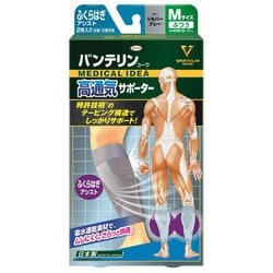 バンテリンコーワ 高通気サポーター ふくらはぎアシスト M シルバーグレー