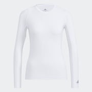 AD22SS VM643 TOPS WH HA3291 J/L [ゴルフシャツ レディース ソリッド 長袖インナークルーネックシャツ J/L ホワイト]