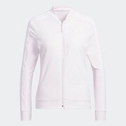 AD22SS CC555 TRACK TOPS AP HA0208 J/M [ゴルフジャケット レディース スリーストライプス 長袖フルジップジャケット J/M オールモストピンク]