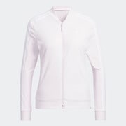 AD22SS CC555 TRACK TOPS AP HA0208 J/XOT [ゴルフジャケット レディース スリーストライプス 長袖フルジップジャケット J/XOT オールモストピンク]