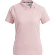 AD22SS QD715 POLO WM H64658 J/L [ゴルフシャツ レディース メランジ 汗染み軽減 ショルダープラケット 半袖ポロシャツ J/L ワンダーモーブ]