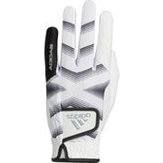AD22SS MME50 ACCE WH/BK HA5870 LH26 [ゴルフグローブ 遮熱 UVカット AEROREADYグローブ メンズ 左手用 26cm ホワイト/ブラック]