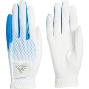AD22SS MLU51 ACCE WH/LB HA5947 PH18 [ゴルフグローブ 遮熱 UVカット AEROREADY ペアグローブ レディース 両手用 18cm ホワイト/ブライトブルー]