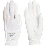 AD22SS MLU51 ACCE WH/AP HA5948 PH21 [ゴルフグローブ 遮熱 UVカット AEROREADY ペアグローブ レディース 両手用 21cm ホワイト/オールモストピンク]