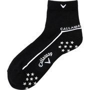 CWA22M C22193105_1010BK [ゴルフソックス メンズ Callaway シュートソックス 25～27cm ブラック]
