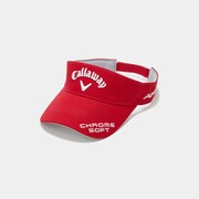 CWA22L C22990205_1100 RD/WH [サンバイザー レディース Tour Visor WM 22 JM レッド/ホワイト]