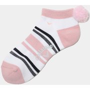 CWA22L C22193207_1091 PK [ゴルフソックス レディース マルチボーダーアンクルソックス 22～24cm ピンク]