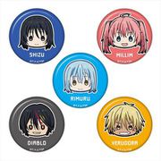 転生したらスライムだった件 ちゅるキャラミニ缶バッジ　5個セット A リムル＆シズ＆ミリム＆ヴェルドラ＆ディアブロ [キャラクターグッズ]