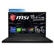 ゲーミングノートPC/15.6型/Core i9/GeForce RTX 3080 Laptop GPU/メモリ 32GB/SSD 1TB/Windows 11 Pro GS66-12UH-059JP