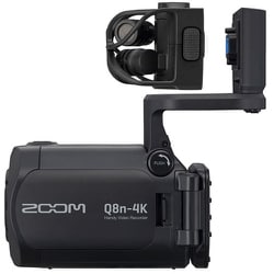 日本製 美品☆zoomビデオカメラQ8n 4k☆充電バッテリー＆アダプター