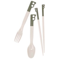 キャンパーカトラリーセット Camper Cutlery Set CH62-1734 M095 Khaki/Gray [アウトドア カトラリーセット]