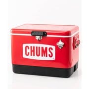 チャムススチールクーラーボックス54L CHUMS Steel Cooler Box 54L CH62-1802 R001 Red [アウトドア クーラーボックス]
