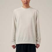 デュアル レイヤード ドライ ロングスリーブ ティーシャツ Dual layered Dry L/S T-shirt GA42100P ムーンホワイト(MW) Mサイズ [ランニングウェア シャツ メンズ]