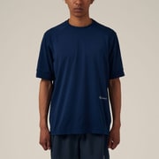 ストレッチ メランジ ティーシャツ Stretch Melange T-shirt GA62101P インディゴ(ID) Mサイズ [ランニングウェア シャツ メンズ]