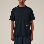 WFドライ ティーシャツ WF-Dry T-shirt GA62102P ブラック(BK) Mサイズ [ランニングウェア シャツ メンズ]