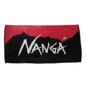 ロゴ バスタオル NANGA LOGO BATH TOWEL N13N RED×BLK [バスタオル]