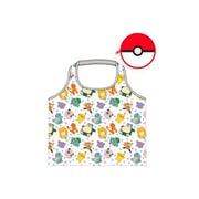 PMAP1922 ポケットモンスター ポーチ付きショッピングバッグ パターン/ホワイト [キャラクターグッズ]