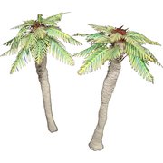 JF181.72 ディティールアップパーツ 1/72 ヤシの木セットA （アジア仕様） [プラモデル用パーツ]