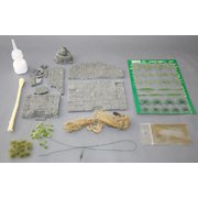 JF324.72 ディティールアップパーツ 1/72～1/87対応 仏像のある廃墟ダイオラマセット [プラモデル用パーツ]