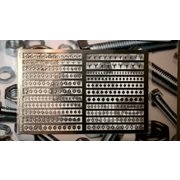 JF980 ディティールアップパーツ 1/35 ナット＆ネジセット （エッチング製） [プラモデル用パーツ]