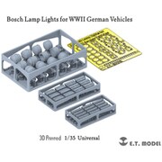 P35-208 ディティールアップパーツ 1/35 WW.II ドイツ軍ボッシュ管制ライト [プラモデル用パーツ]