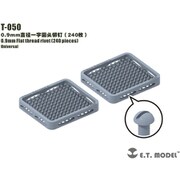 T-050 ディティールアップパーツ 丸ねじリベット 0.9mm 240個 [プラモデル用パーツ]