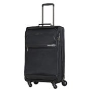 大小輪キャスター搭載 ソフトキャリーケース 61cm 55L BS-0235-61 ブラック