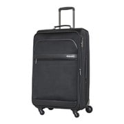 大小輪キャスター搭載 ソフトキャリーケース 67cm 77L(マチ拡張後81L) BS-0235-67 ブラック
