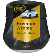 車用 消臭剤 芳香剤 クルマの消臭力 プレミアムアロマ ゲルタイプ ベルベットムスク 90g