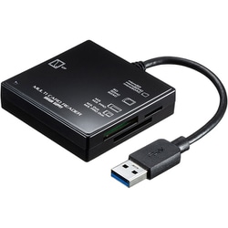 USB3.1 マルチカードリーダー ブラック ADR-3ML39BKN