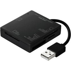 USB2.0 カードリーダー ブラック ADR-ML15BKN