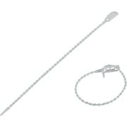 137380 [緑十字 結束バンド（ボールタイ） 金具38 2mmΦ×135mm 100個組 ポリエチレン]