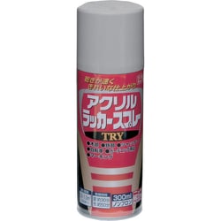 222T002-300 [ニッぺ アクリルラッカースプレーTRY 300ml グレー]