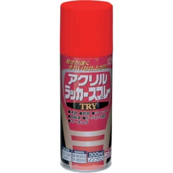222T007-300 [ニッぺ アクリルラッカースプレーTRY 300ml レッド]
