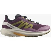 HYPULSE W L41595600 GRAPE WINE/RAINY DAY/GREEN MOSS 22.5cm [トレイルランニングシューズ レディース]