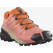 SPEEDCROSS 5 W L41609900 BLOOMING DAHLIA/BLACK/VIBRANT ORANGE 24cm [トレイルランニングシューズ レディース]