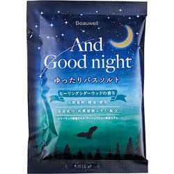 20614003 [ビューウェルアンドグッドナイト ゆったりバスソルト ヒーリングシダーウッド]