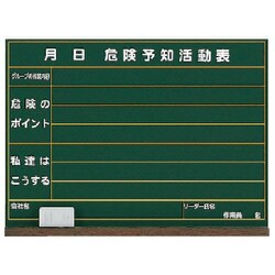 320-05 [危険予知活動表黒板（小）木製]