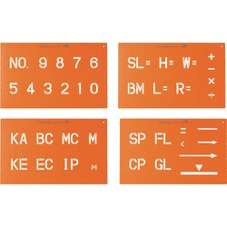 349-60 [トップマーキング45（数字・記号3種）]