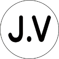 371-02 [ヘルメット用ステッカーJ.V PPステッカー 35mmФ 10枚入]